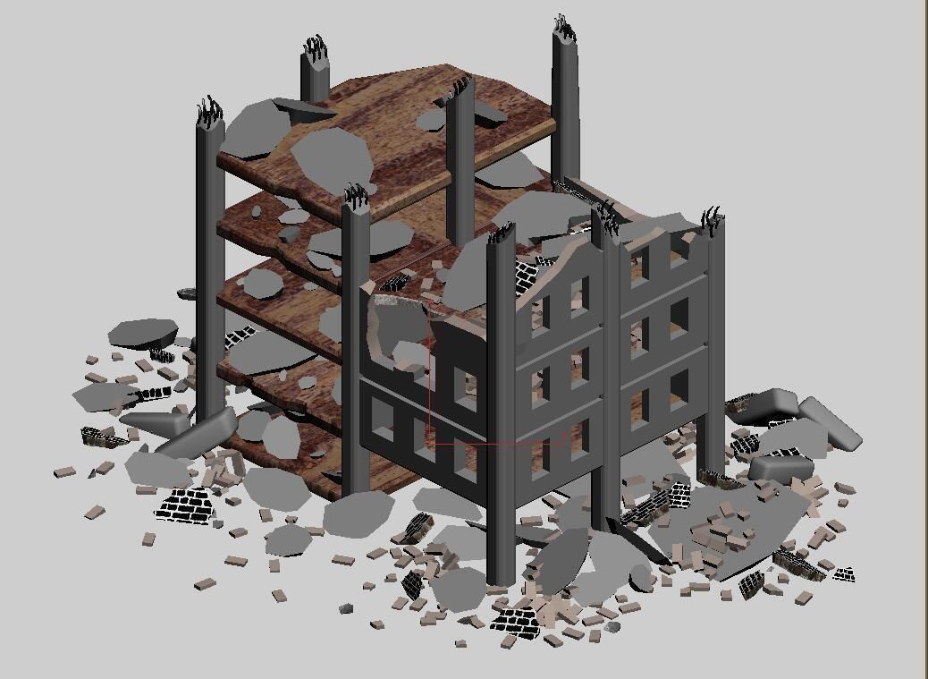 The future world - street waste 03 3D model_2