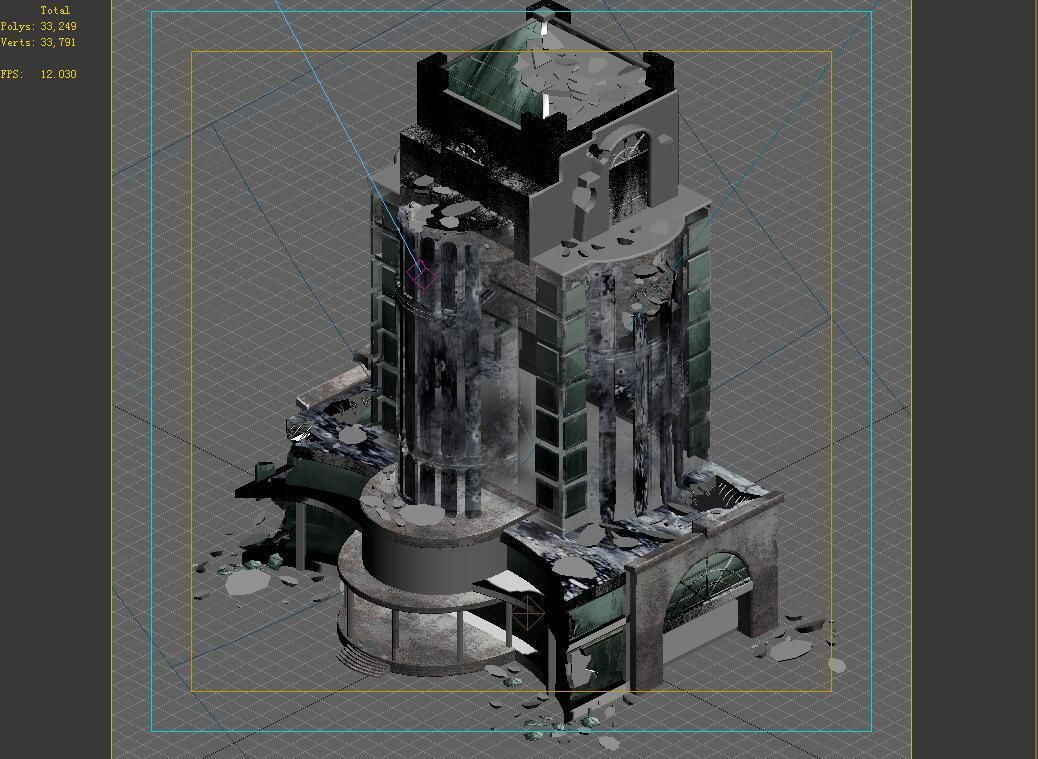 The future world - street waste 04 3D model_1