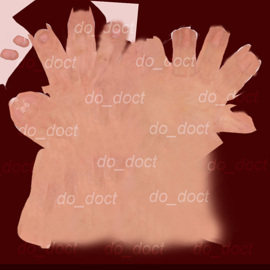 3D DO DOCT LOWPOLYGON CHARACTER Low-poly 3D model_8
