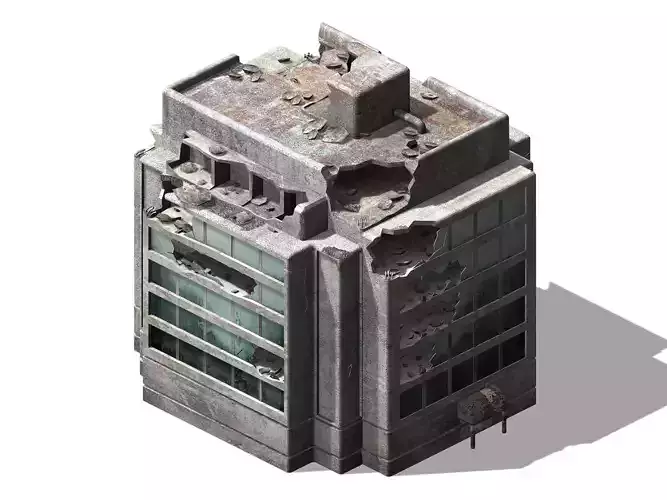 The future world - street waste 05 3D model