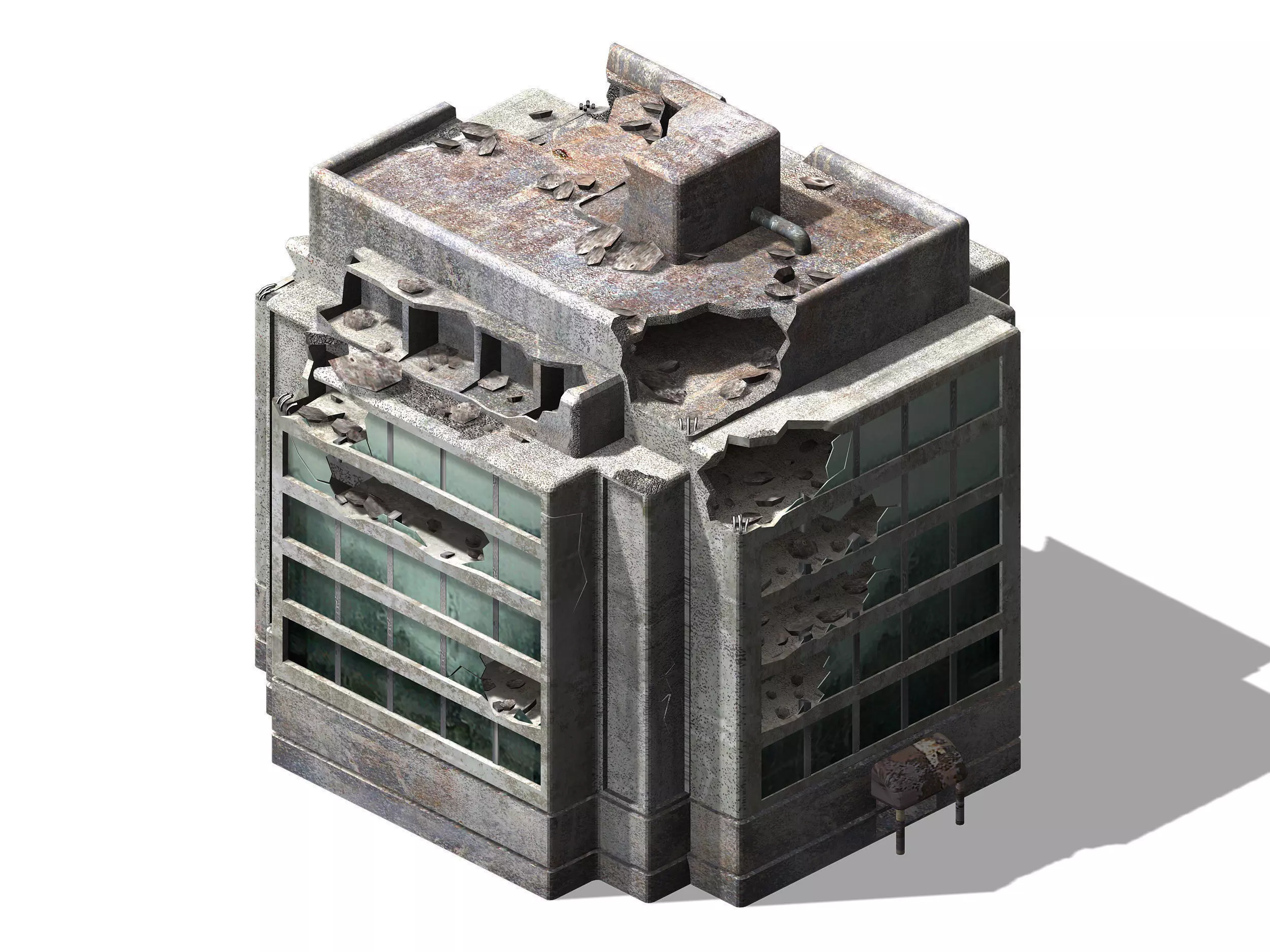 The future world - street waste 05 3D model_0