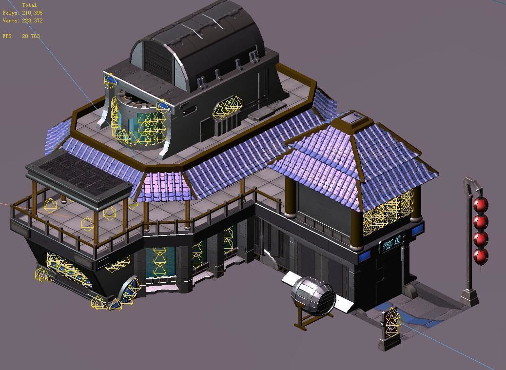 Future World - Bar 01 3D model_1