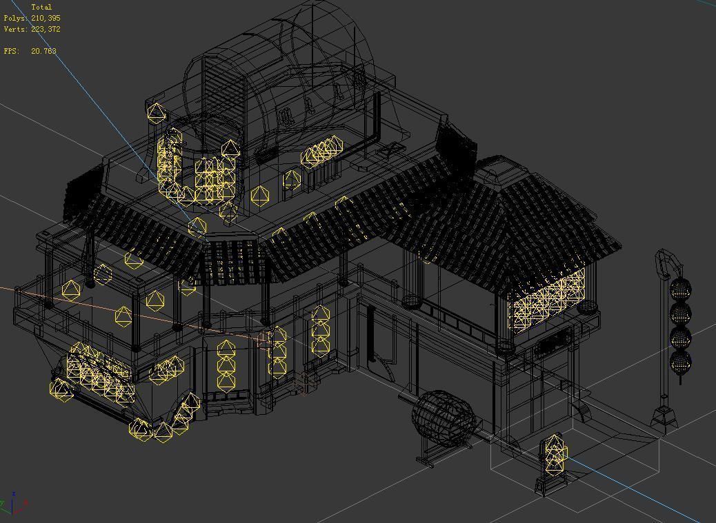 Future World - Bar 01 3D model_2