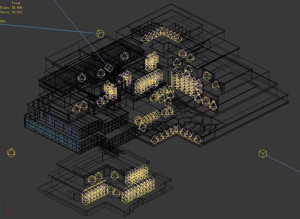 Future World - Residential Area 01 3D model_2