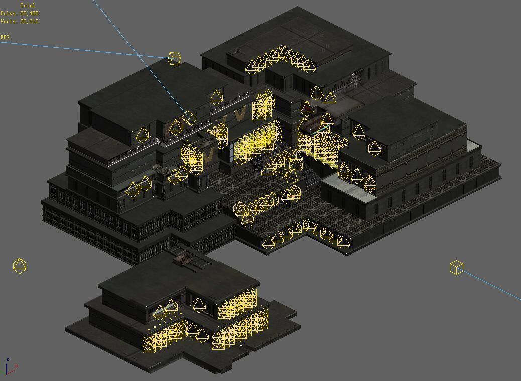 Future World - Residential Area 01 3D model_1