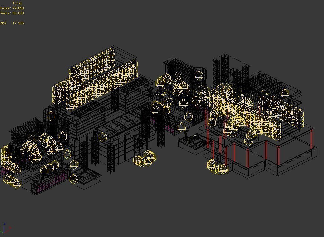 Future World - Residential Area 02 3D model_2