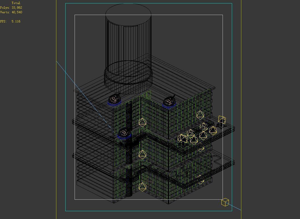 Future World - Residential Area 04 3D model_3