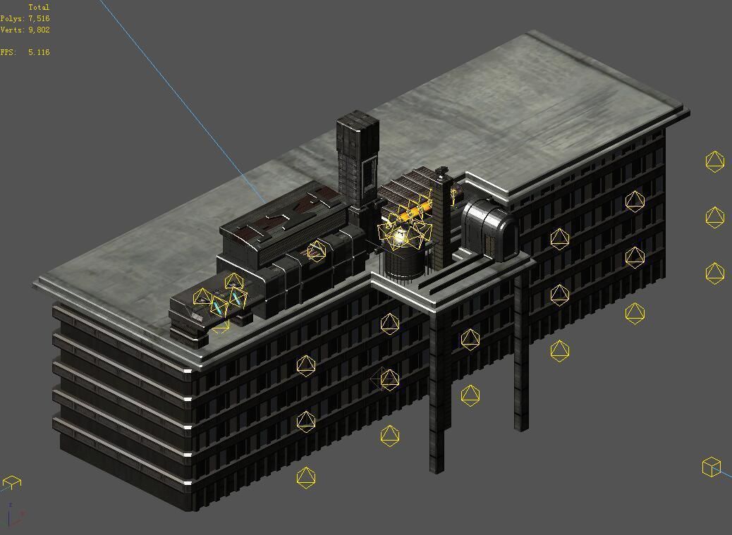 Future World - Residential Area 05 3D model_2