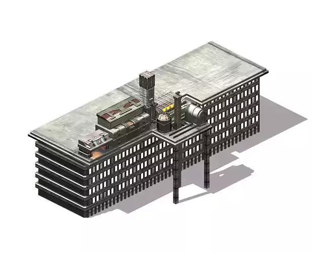 Future World - Residential Area 05 3D model