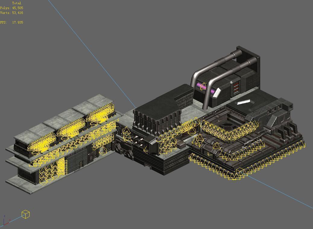Future World - Residential Area 07 3D model_3