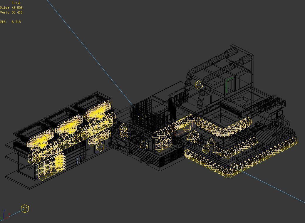 Future World - Residential Area 07 3D model_1