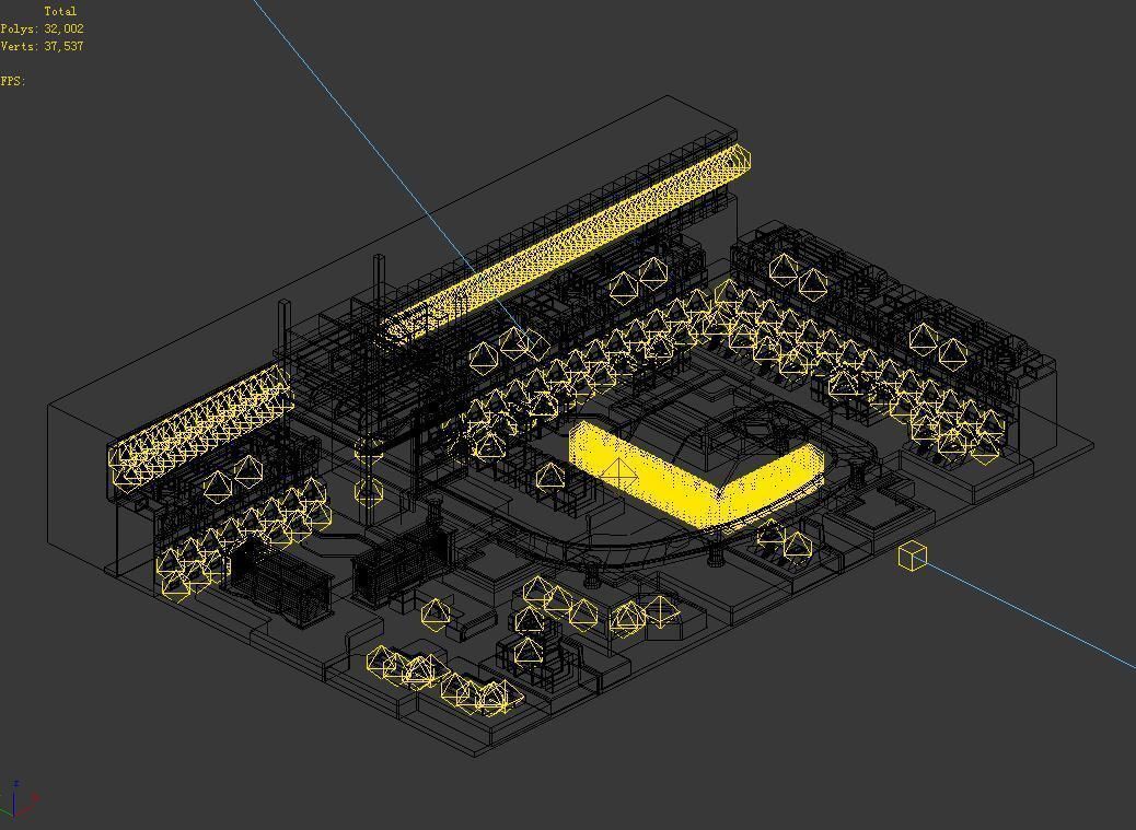 Future World - Residential Area 08 3D model_1