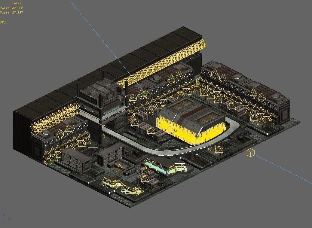 Future World - Residential Area 08 3D model_2