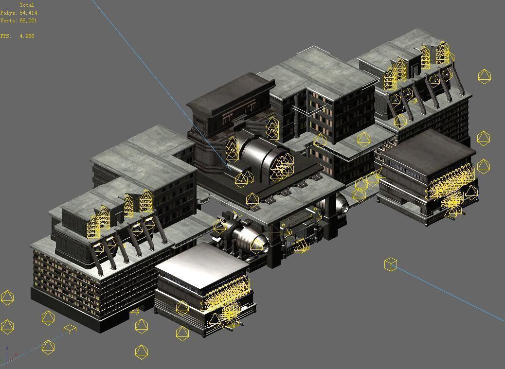 Future World - Residential Area 11 3D model_1