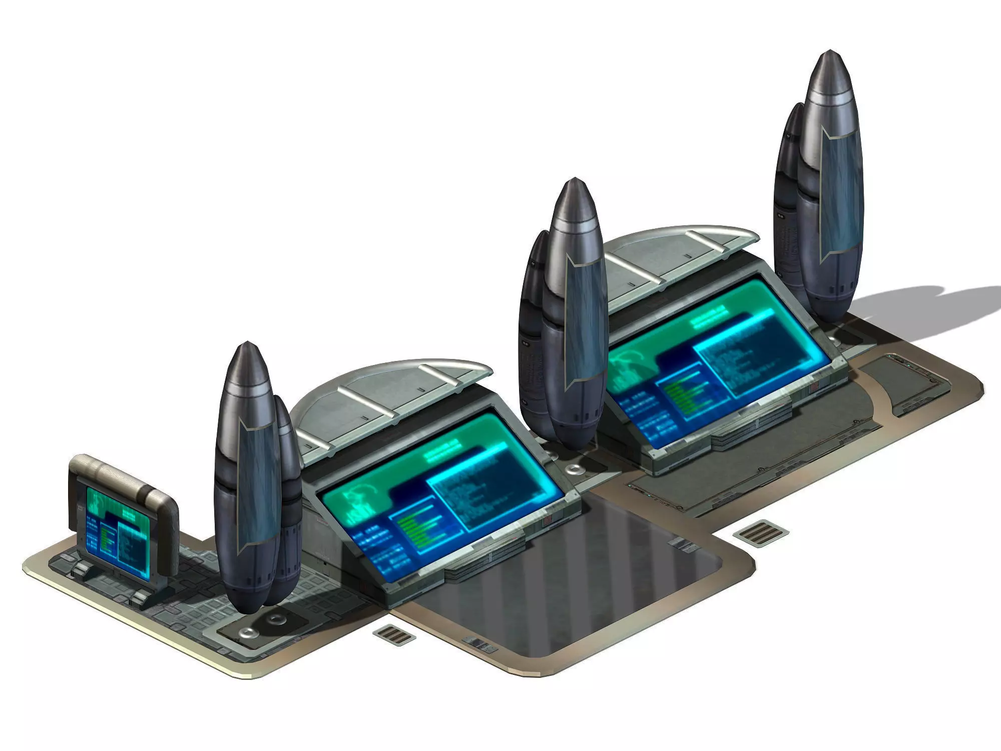 Future World - Screen 01 3D model_0