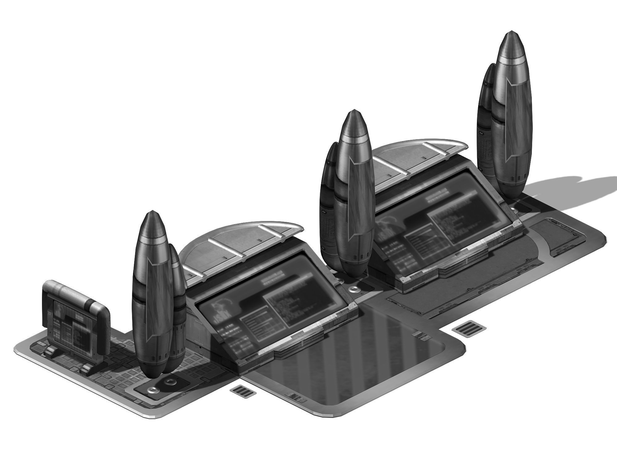 Future World - Screen 01 3D model_4