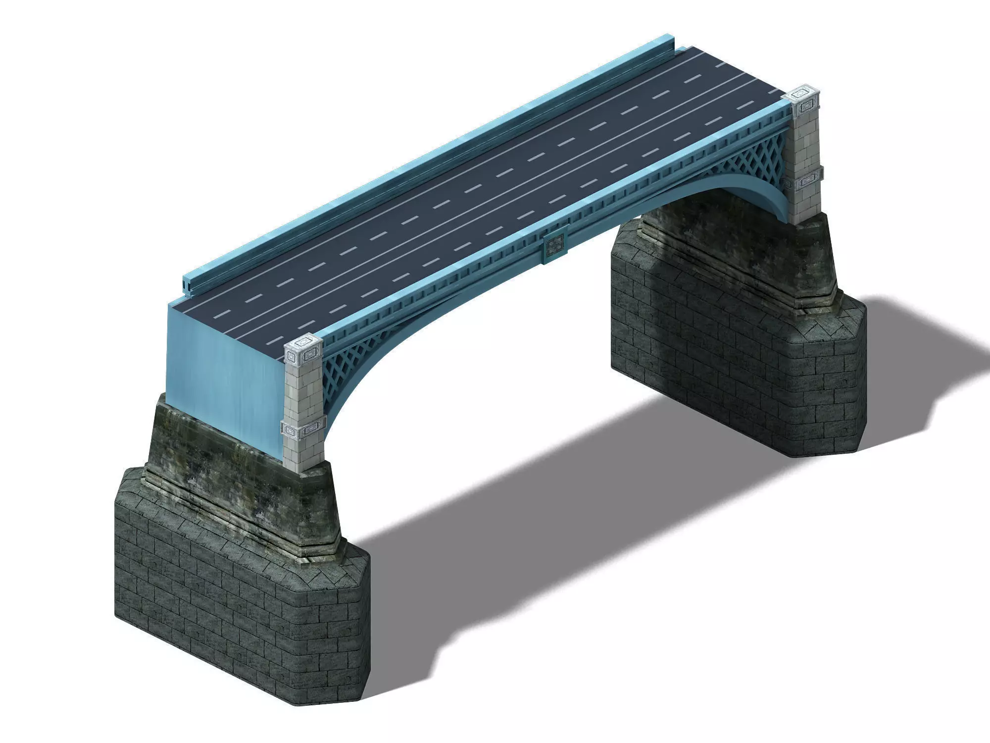 Future World - Bridge Pier 01 3D model_0