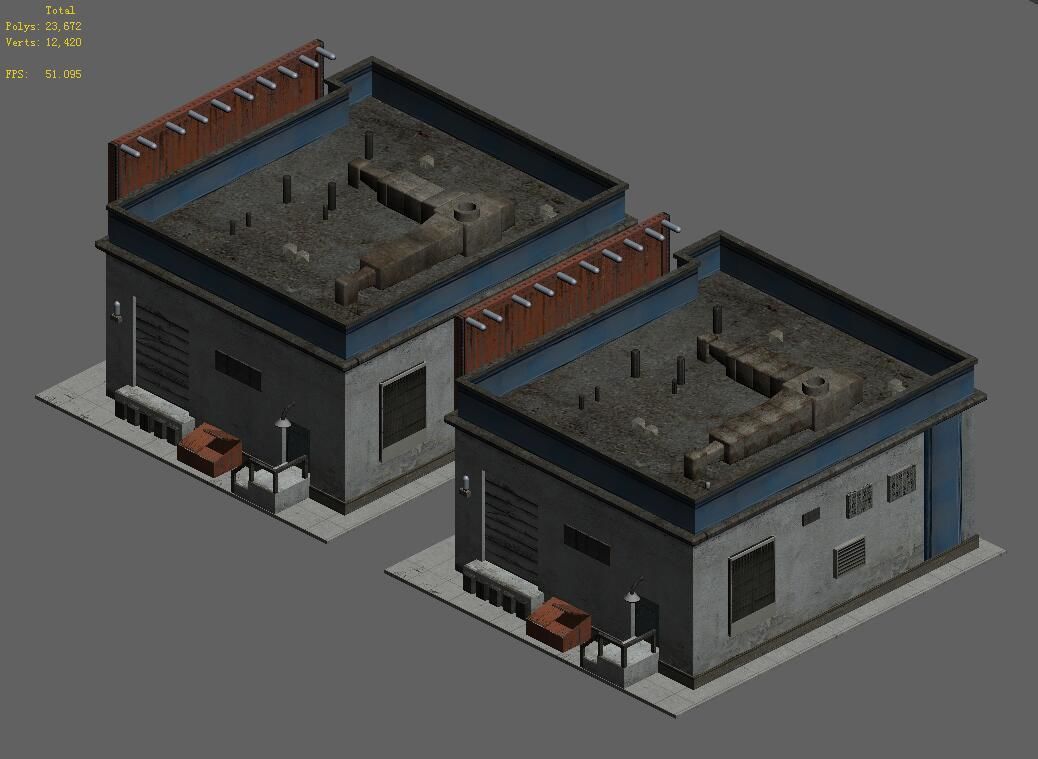 Future World - Business District 01 3D model_1