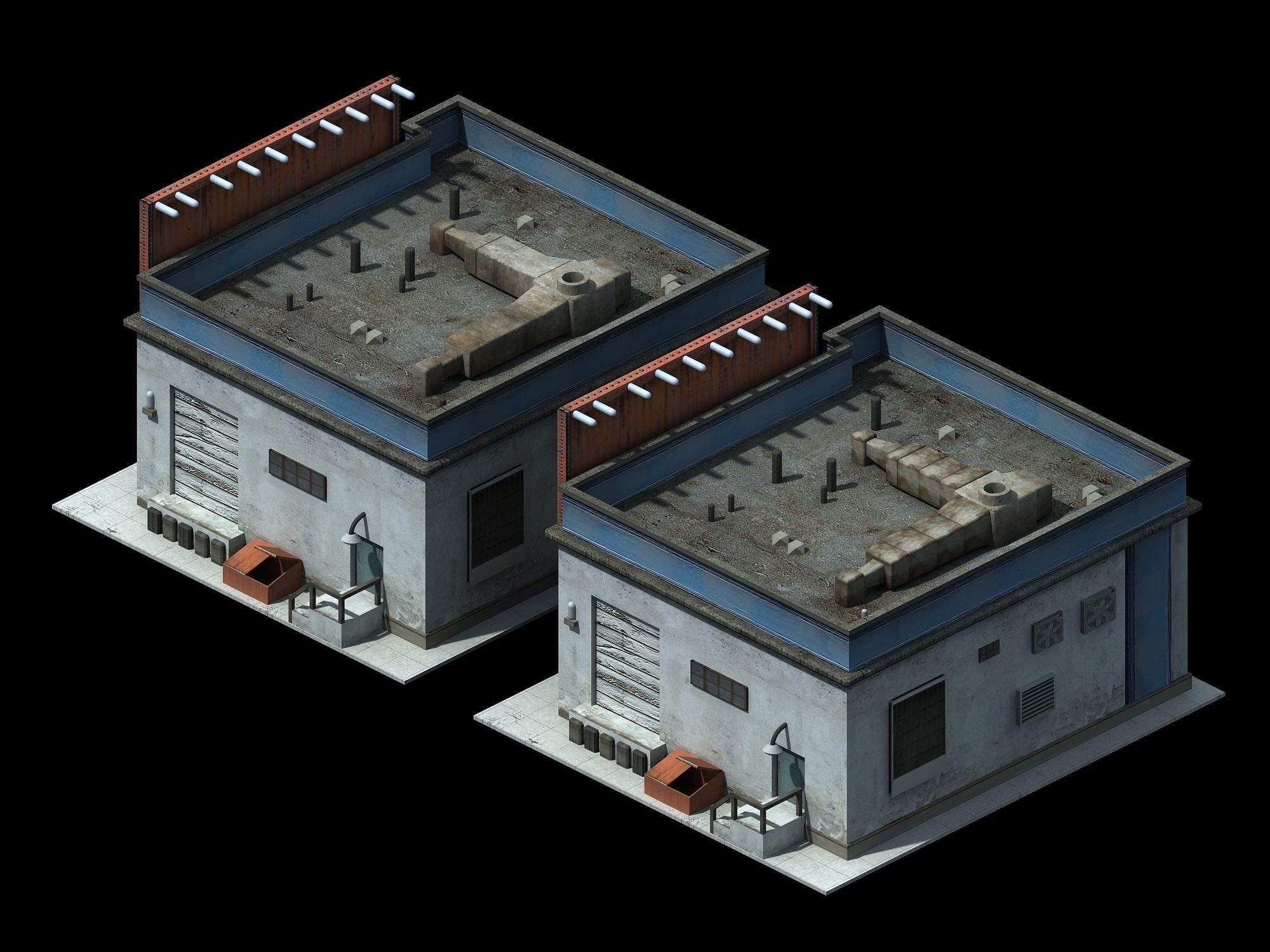 Future World - Business District 01 3D model_5