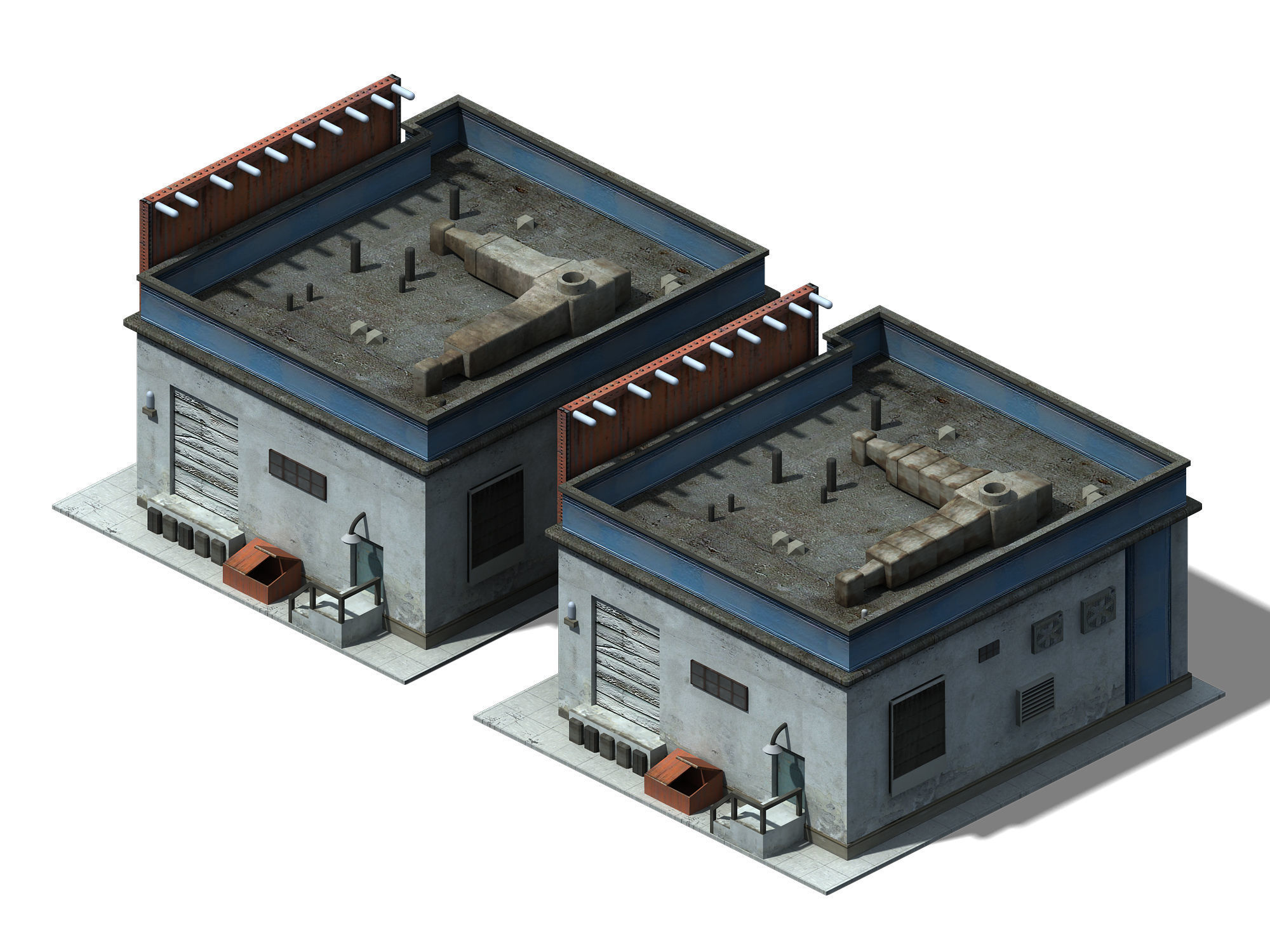 Future World - Business District 01 3D model_6