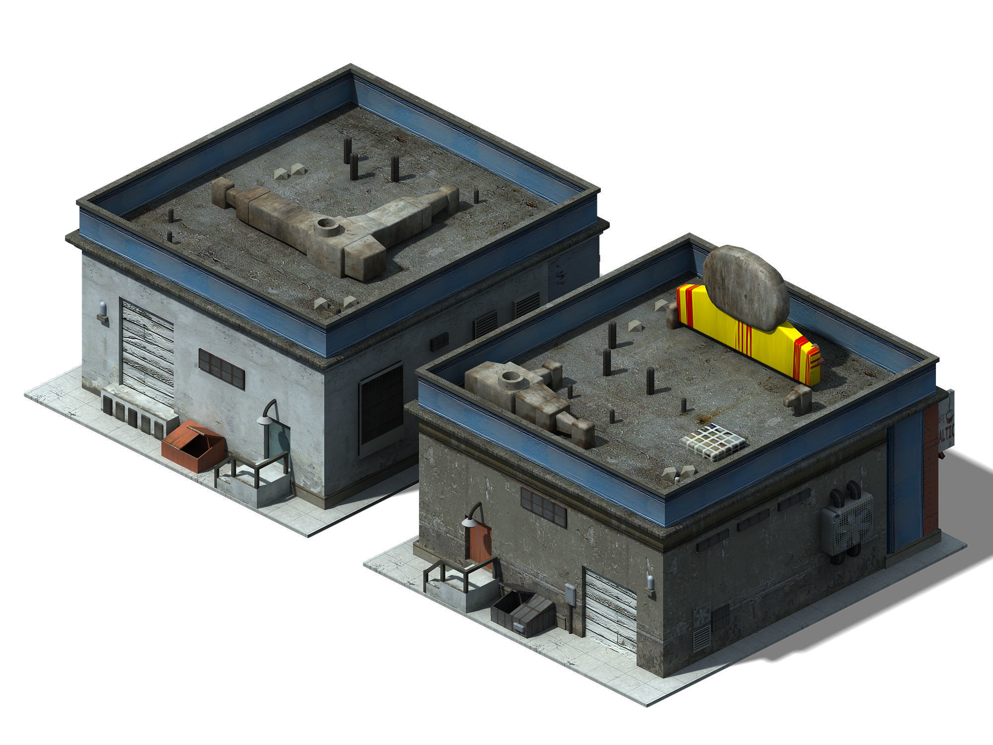 Future World - Business District 02 3D model_6