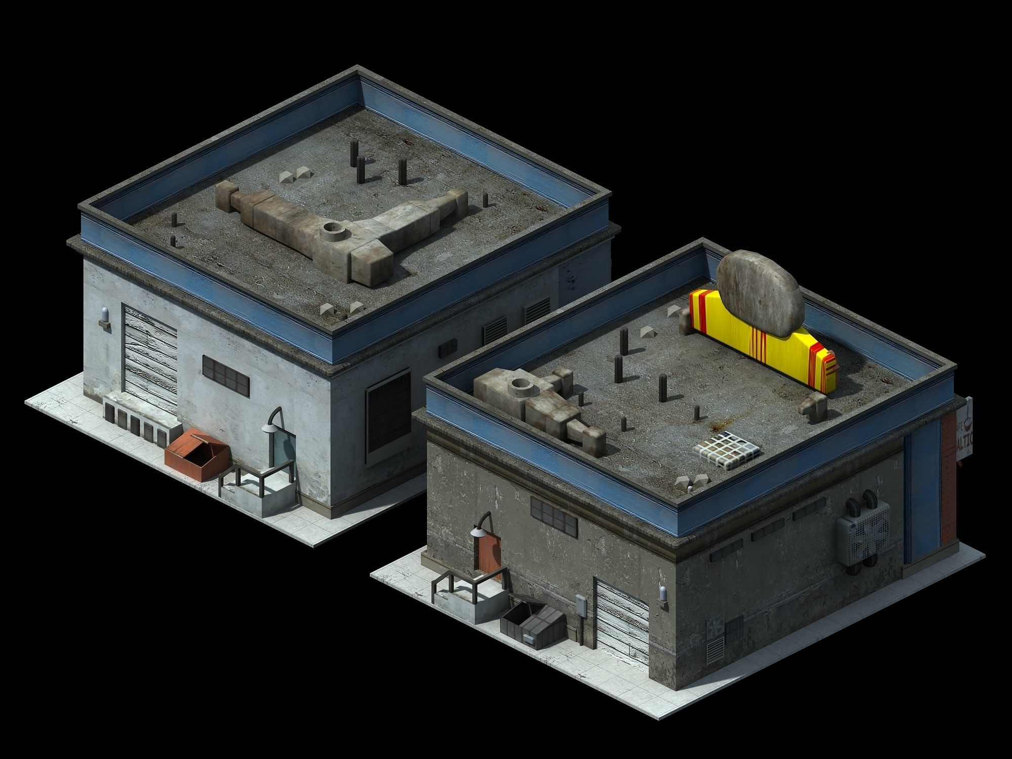 Future World - Business District 02 3D model_5