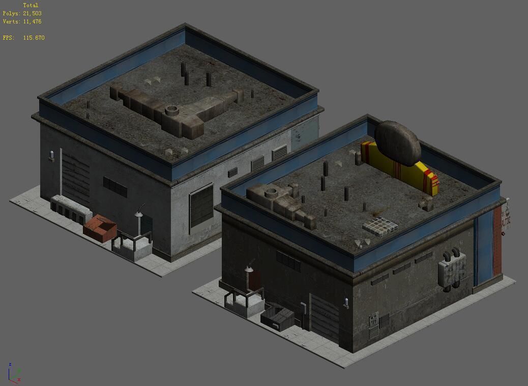 Future World - Business District 02 3D model_1