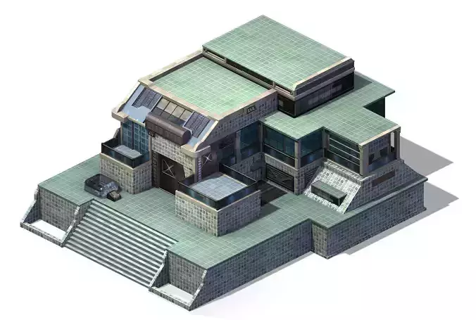 Future World - Market 03 3D model