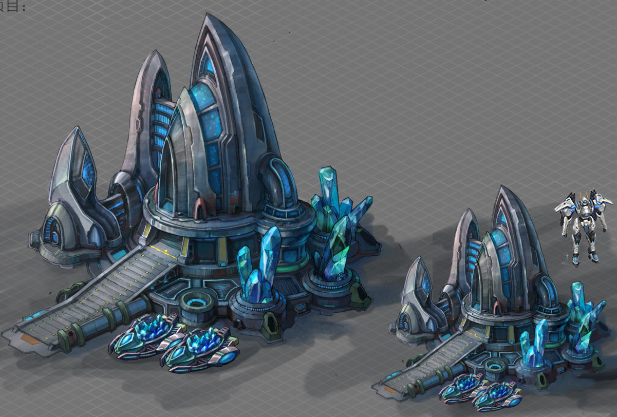 Future World - Crystal Energy - Architecture 3D model_3