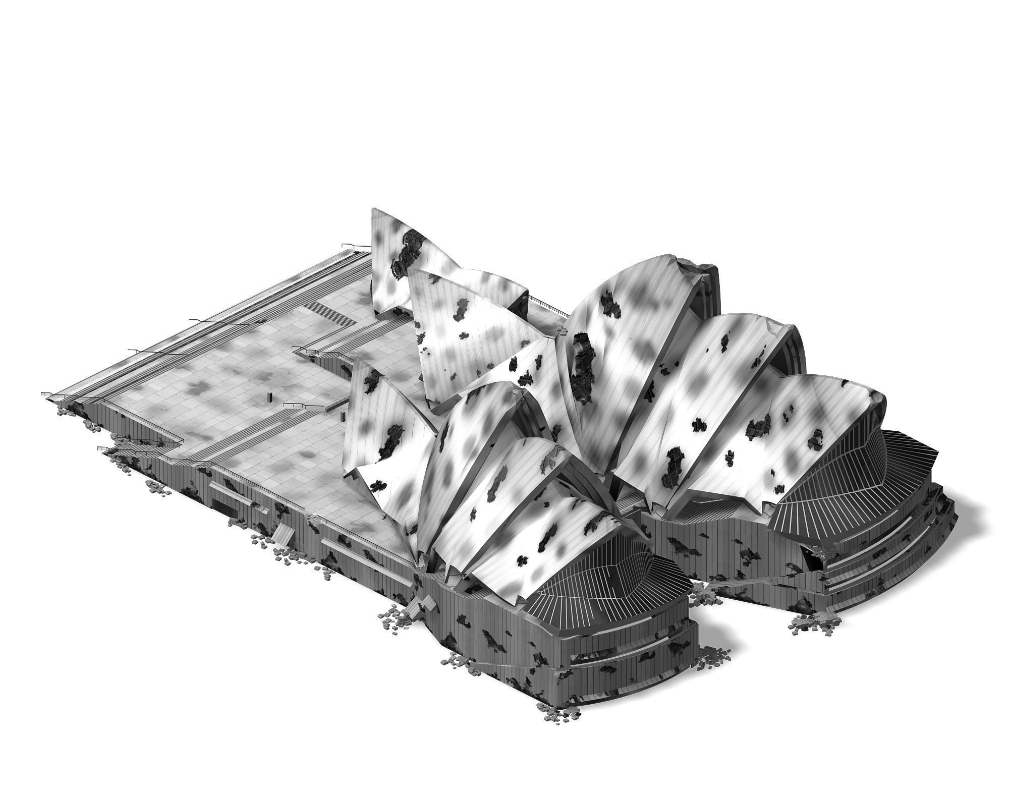 Future World - Sydney Opera House 03 3D model_4