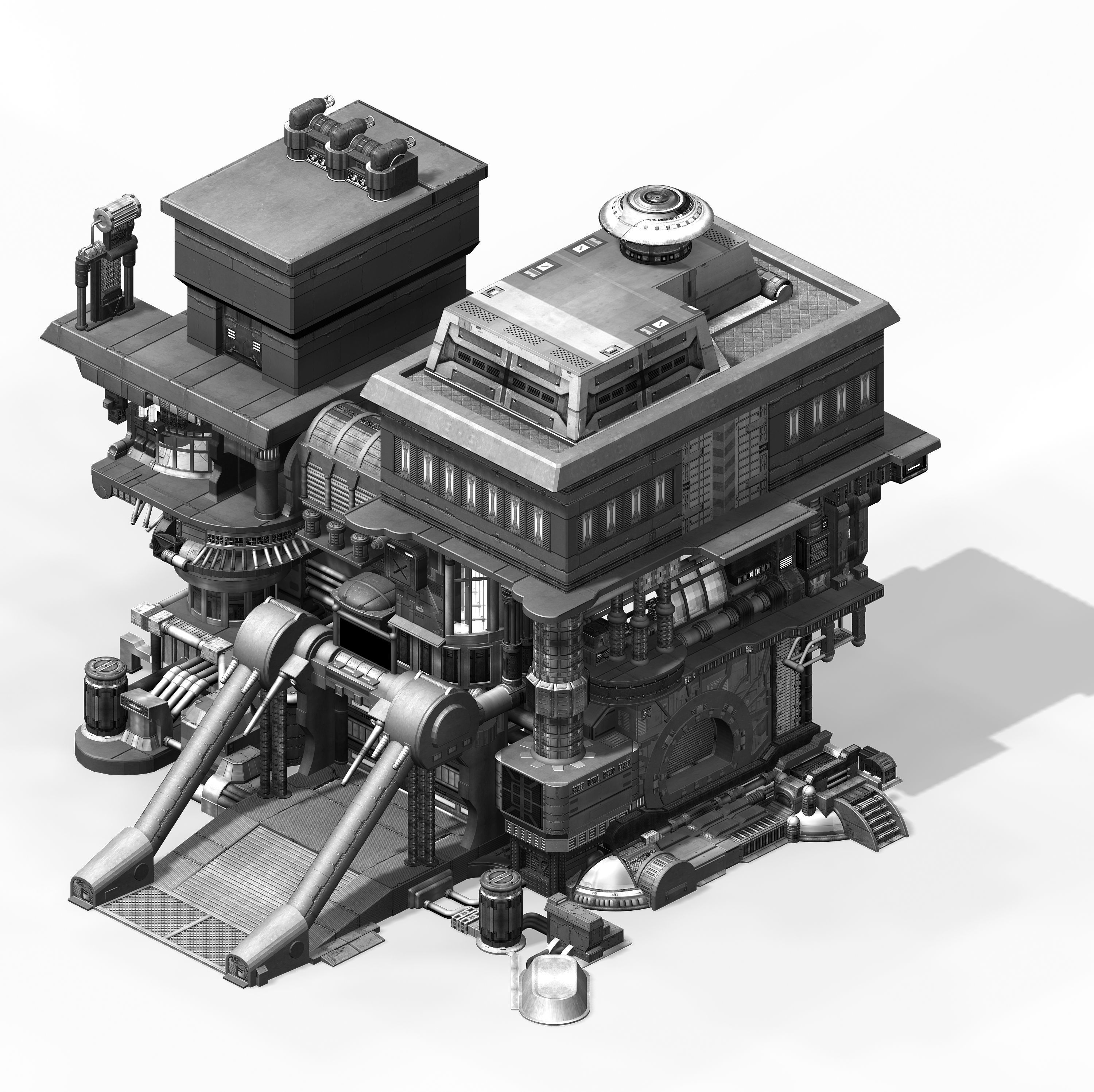 Future World - Institute 01 3D model_3