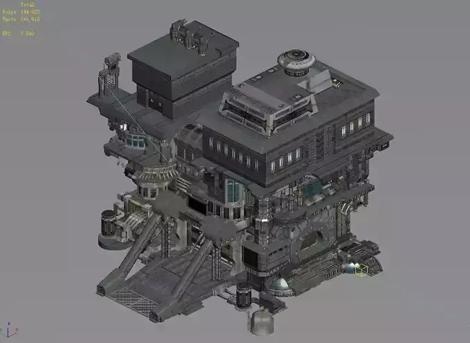 Future World - Institute 01 3D model