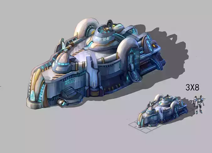 Star Alliance - Large Building 01