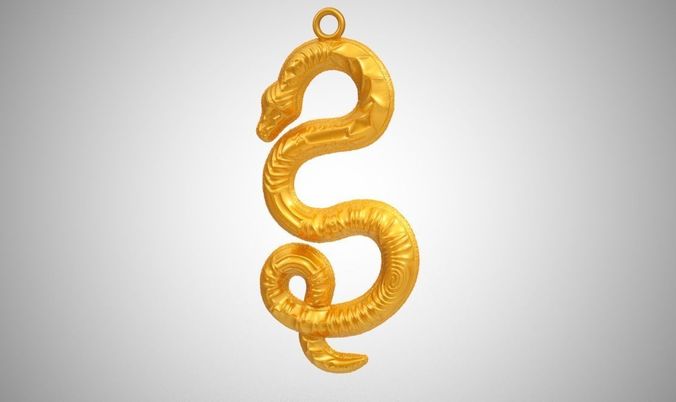 Snake Necklace 3D print model