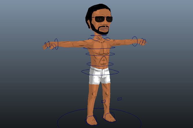 Game of Death Kareem Jabbar Low-poly 3D model