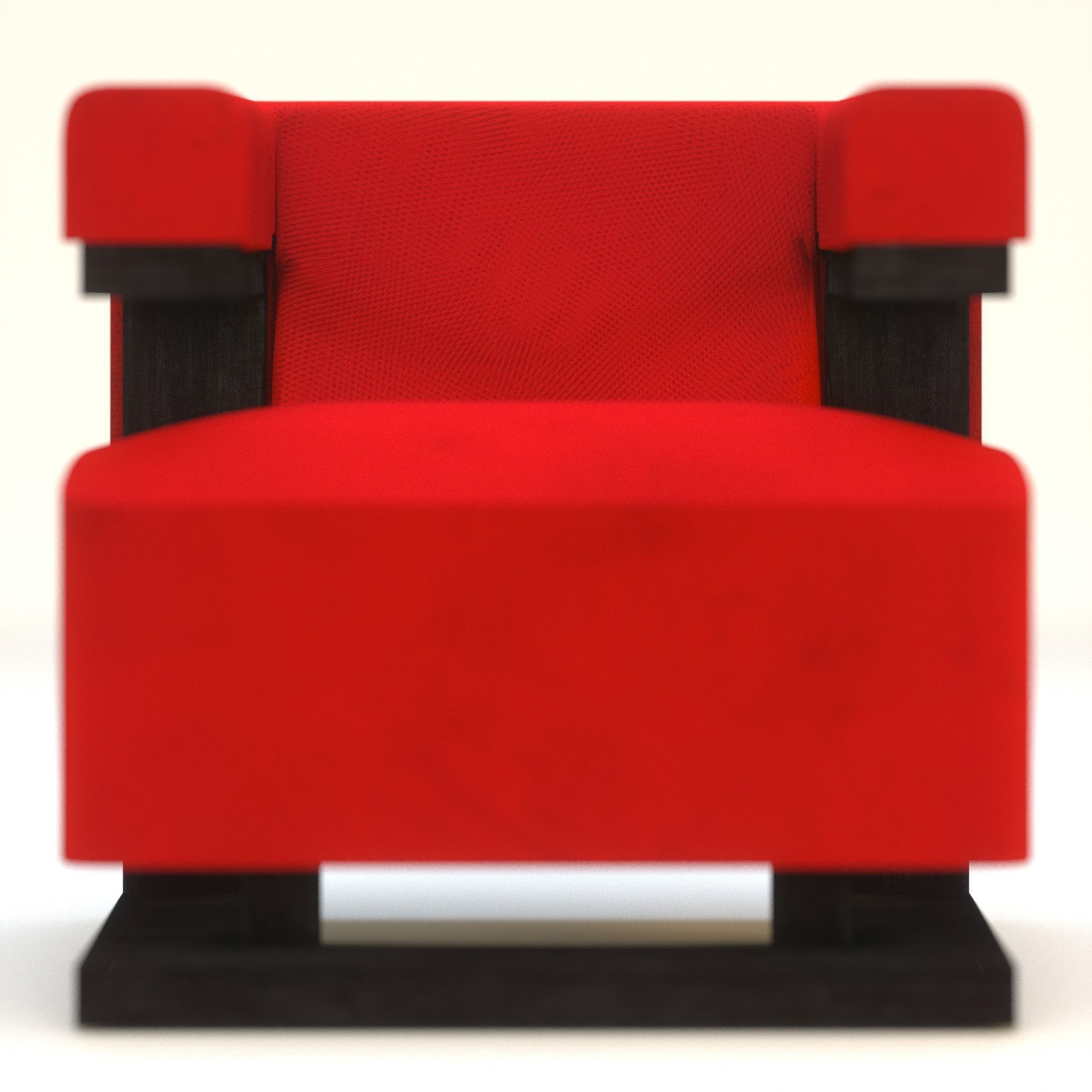Bauhaus Armchair F51 Walter Gropius 3D model_5