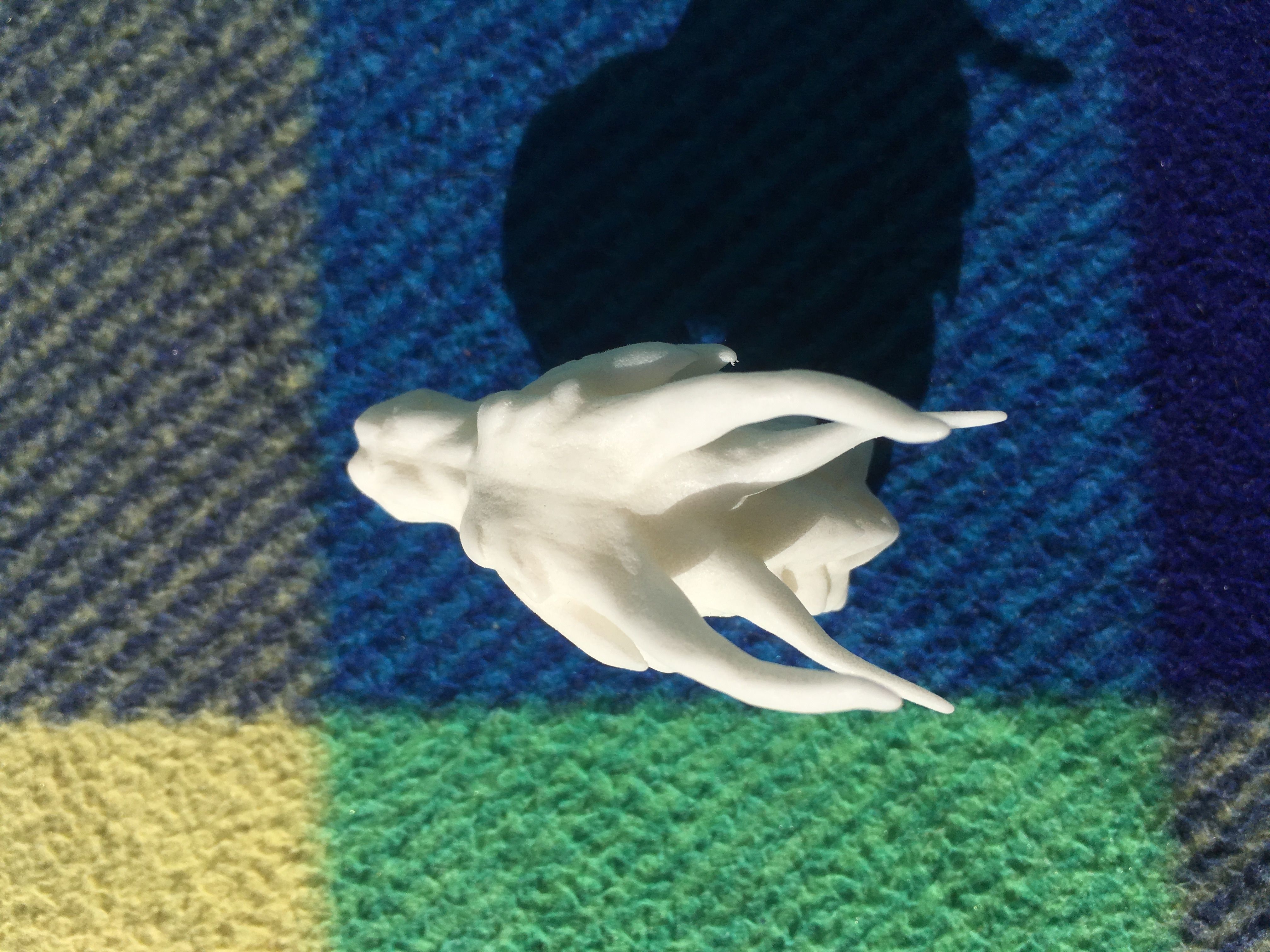 Fantasy Dragon Head high and lowpoly and 3d-print Free low-poly 3D model_38