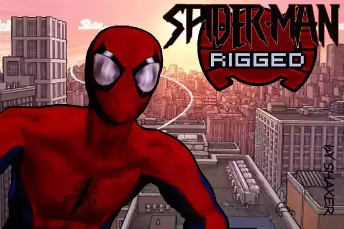 Spider-Man  - RIGGED - Animated - Marvel Ultimate - 2 Costumes