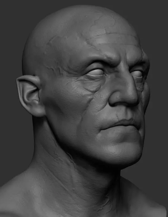 Jaw Head v2 3D model_0