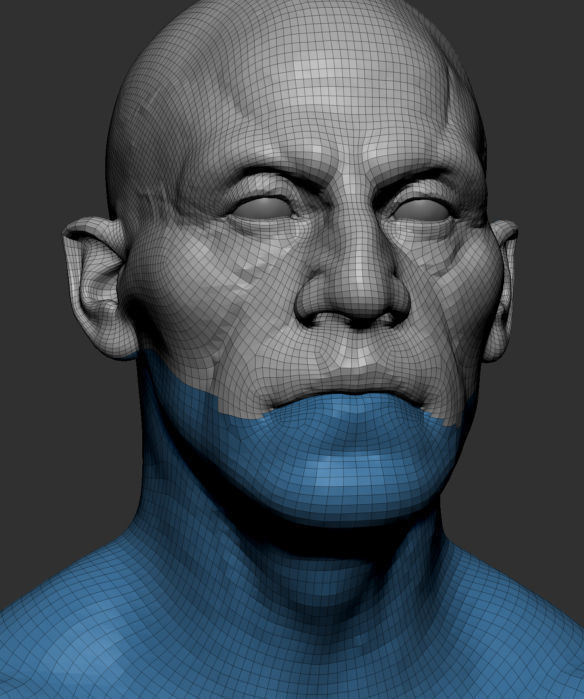 Jaw Head v2 3D model_7