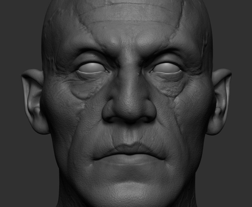 Jaw Head v2 3D model_4