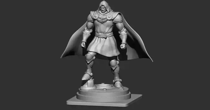 Dr-Doom from marvel Comic 3D print model