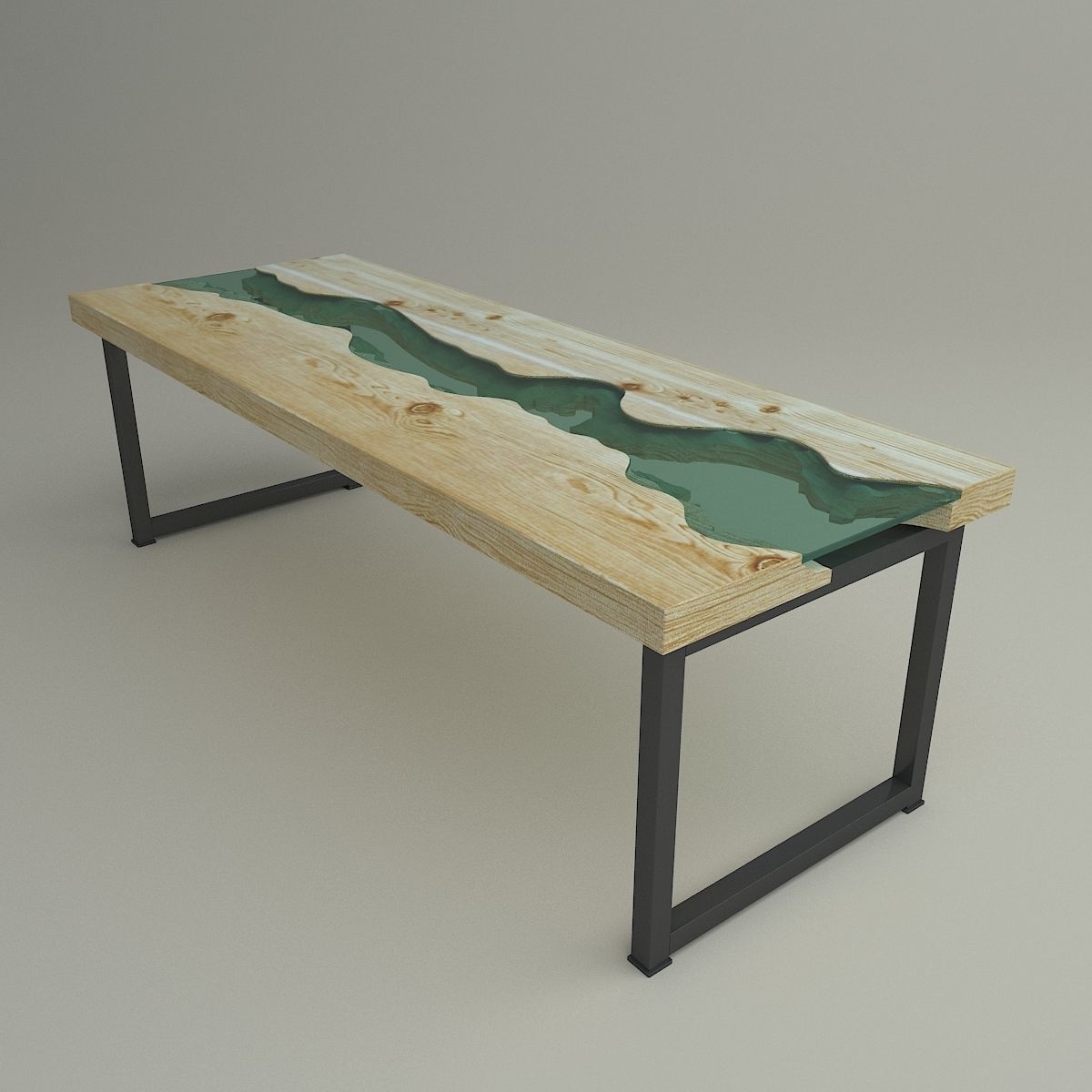 River Table 3D model_2