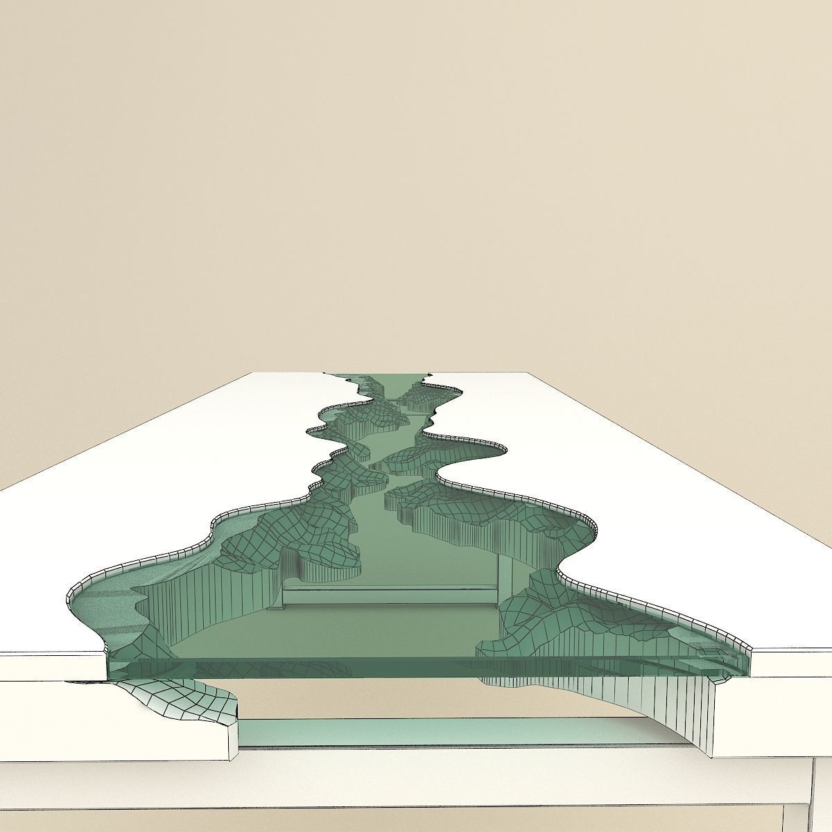 River Table 3D model_4