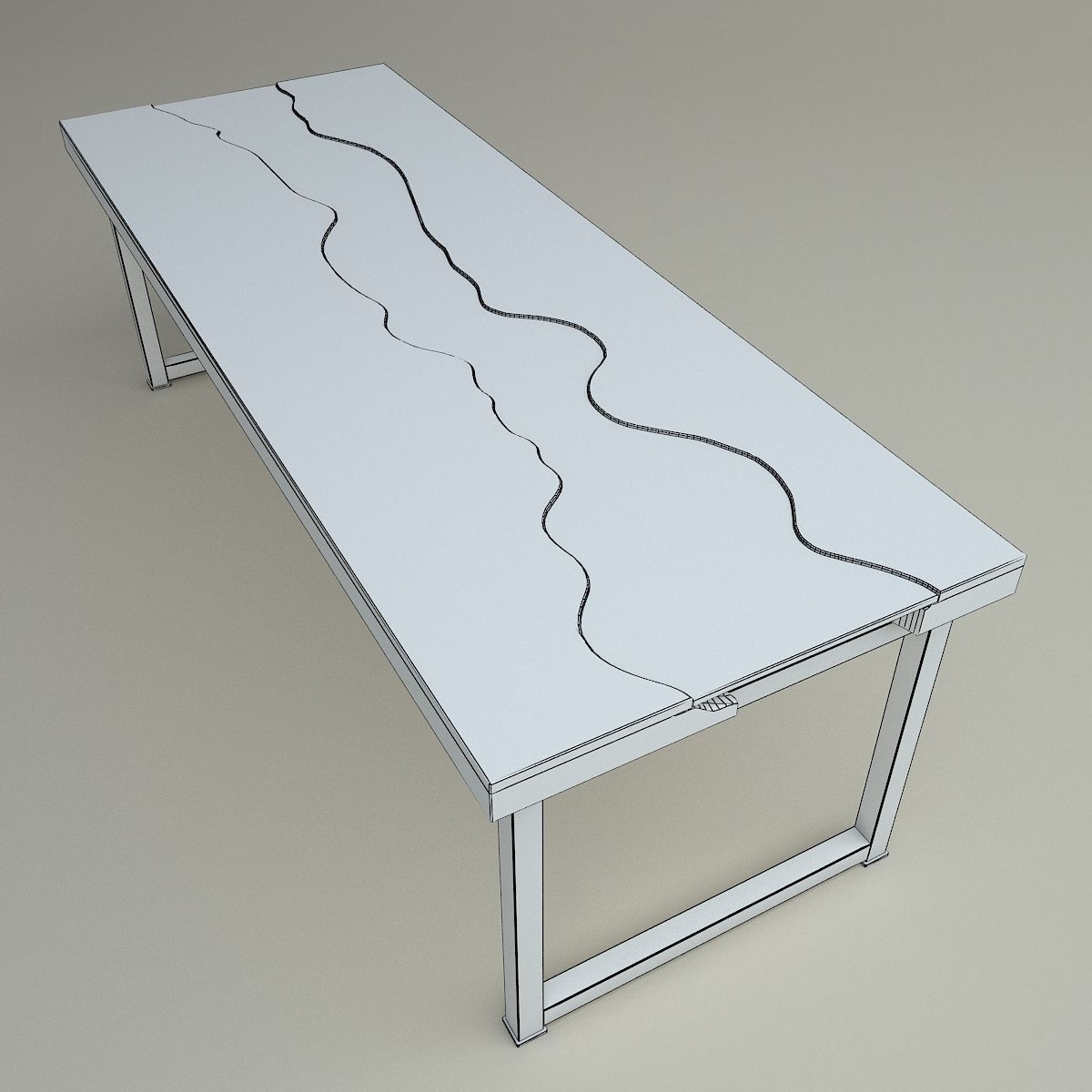 River Table 3D model_5