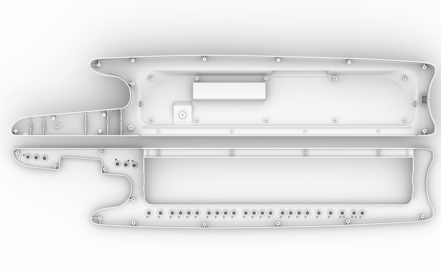 Roland ax1 casing  3D print model 3D print model_2