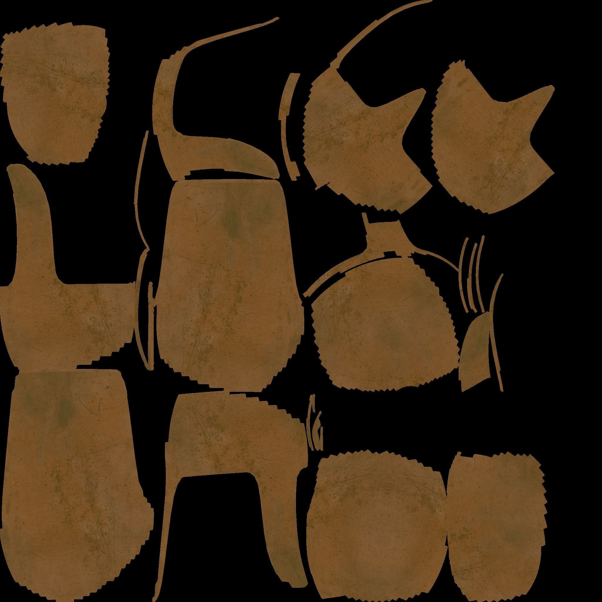 Ancient Warrior Helmet  Free low-poly 3D model_3