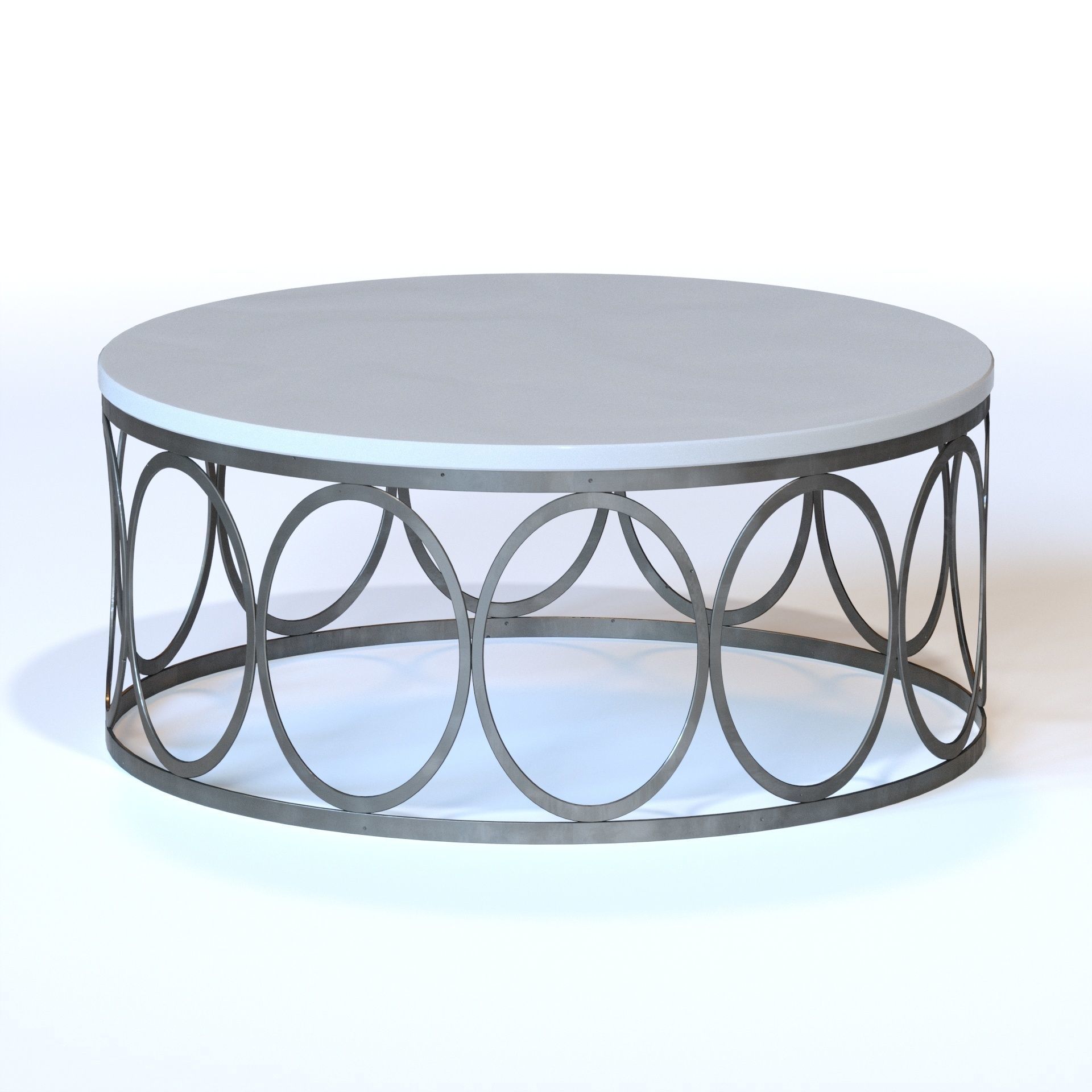 Summer Classics Ella Aluminum Travertine and Charcoal