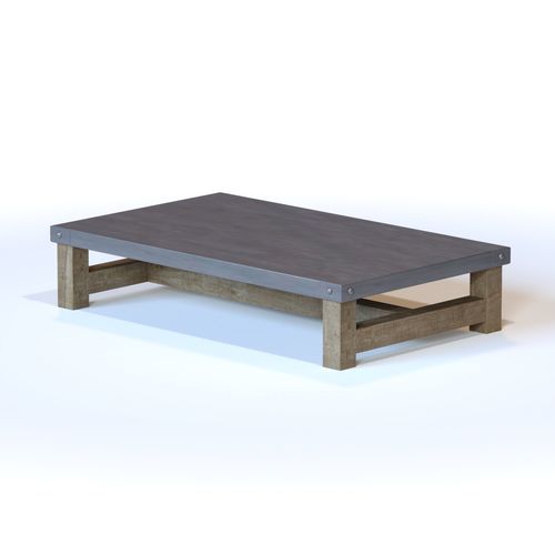 RH RECTANGULAR COFFEE TABLE 3D model