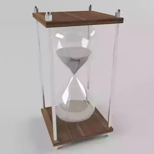 Hourglass sand 3D model
